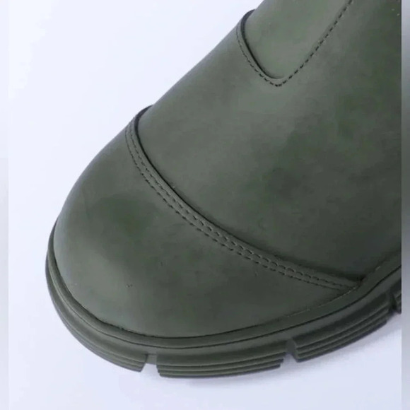NWB GANNI Recycled Rubber City Mule Utility Clogs in Kalamata Green Size 44 - Picture 5 of 8
